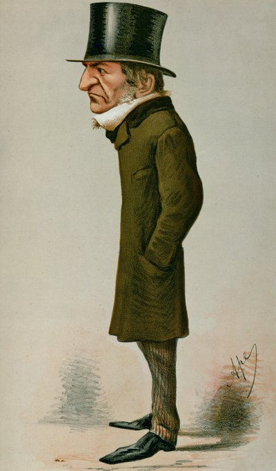 William Ewart Gladstone (1809-98) caricature de Vanity Fair, 6 février 1869 - Carlo Pellegrini